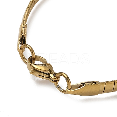 304 Stainless Steel Necklaces NJEW-D274-02G-1