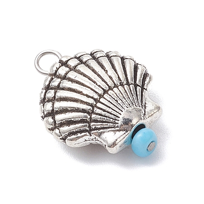 Ocean Themes Tibetan Style Alloy Pendants PALLOY-JF04441-1