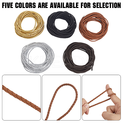 10M Round Imitation Leather Braided Cord WL-GF0001-32C-04-1