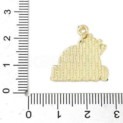 Alloy Enamel Pendants ENAM-I075-01G-03-1