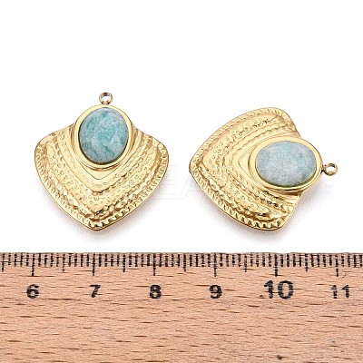 Natural Amazonite Pendants STAS-N109-193A-G-1