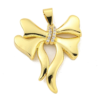 Real 18K Gold Plated Brass Micro Pave Cubic Zirconia Pendants KK-R159-45G-1