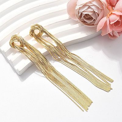 Brass Stud Earrings for Women EJEW-U050-01G-1
