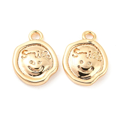 Rack Plating Brass Charms KK-M261-26G-1