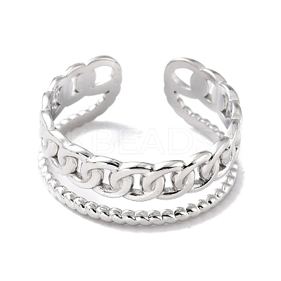 Tarnish Resistant 304 Stainless Steel Finger Rings RJEW-L102-34P-1