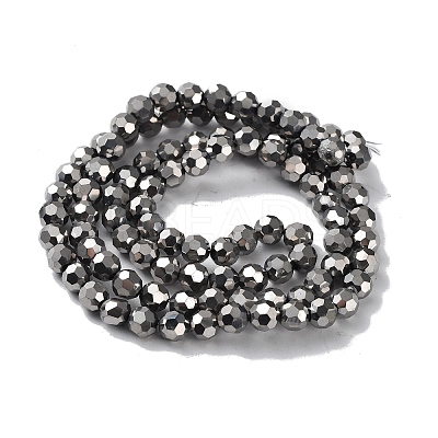 Electroplate Glass Bead Strands LS-EGLA-R042-6mm-06-1
