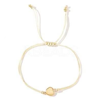 Elegant Golden Edge Glass Link Bracelets for Girlfriend and Family KK2420-2-1