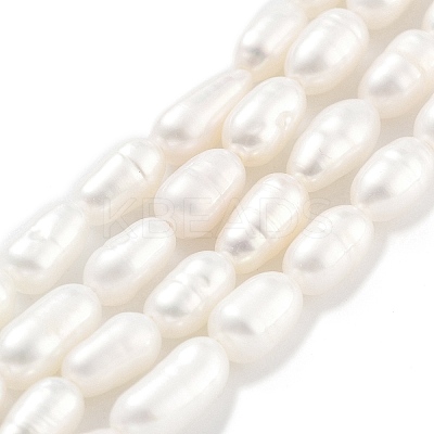 Natural Cultured Freshwater Pearl Beads Strands PEAR-P062-01E-1