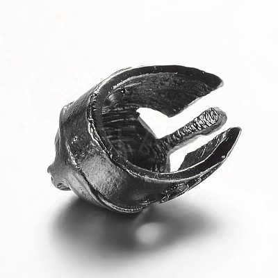 Tibetan Style Alloy Beads PALLOY-E420-B-1
