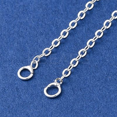 Brass Cable Chain Necklace Making NJEW-D302-80S-1