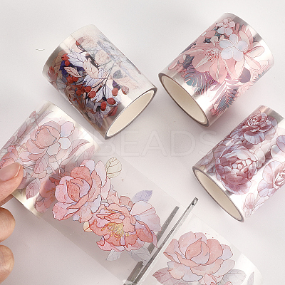 2 Bags 2 Styles PET Decorative Stickers DIY-CP0012-95-1