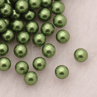 ABS Plastic Imitation Pearl Round Beads MACR-F033-8mm-26-1