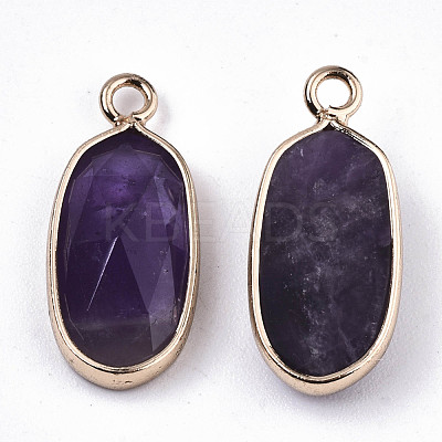 Natural & Synthetic Mixed Gemstone Pendants G-N326-45-1