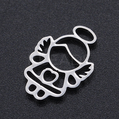 Non-Tarnish 201 Stainless Steel Laser Cut Pendants LS-STAS-S105-T888-1-1