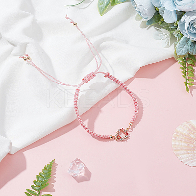 Adjustable Braided Polyester Cord Bracelet Making AJEW-PH0001-48-1