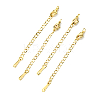 SHEGRACE Brass Curb Chain Extender XGR0150G-165G-1