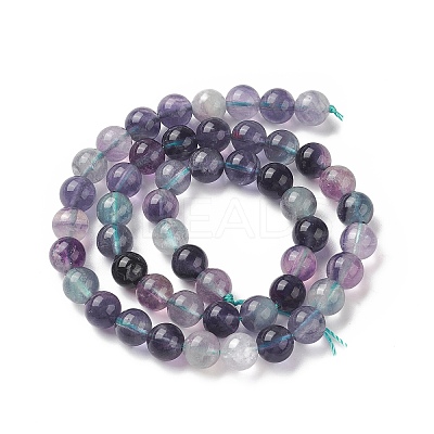 Natural Fluorite Beads Strands X-G-B038-C02-1