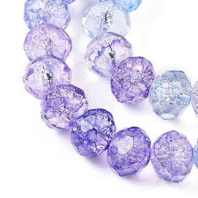 Transparent Glass Beads Strands GLAA-T023-8mm-A11-1