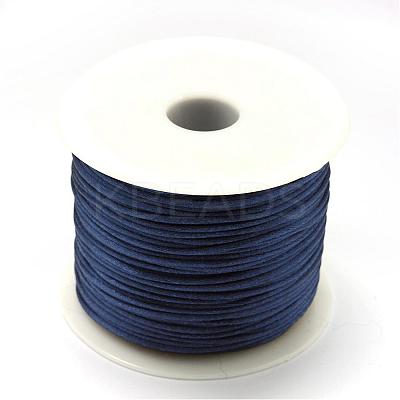 Nylon Satin Rattail Cords NWIR-R025-1.0mm-335-1