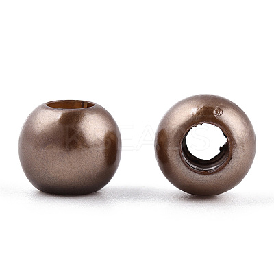 ABS Plastic Imitation Pearl European Beads X-MACR-R530-12mm-A46-1