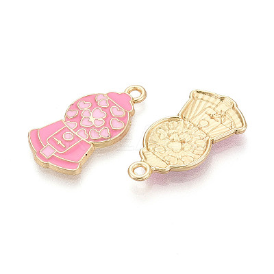 Alloy Enamel Pendants ENAM-T024-12B-G-1
