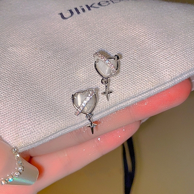 Alloy Rhinestone Studs Earring WG46953-64-1