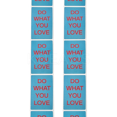 200Pcs Thank You Theme Stickers Roll DIY-M070-01G-1