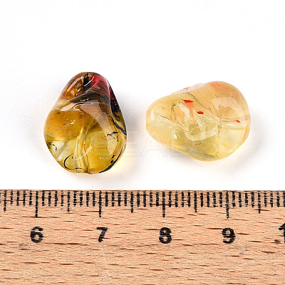 Transparent Acrylic Beads TACR-T028-44F-1