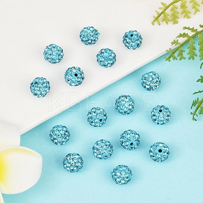 Pave Disco Ball Beads RB-H258-8MM-202-1