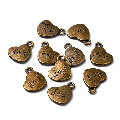 Tibetan Style Alloy Family Charms LS-X-TIBEP-5414-AB-FF-1
