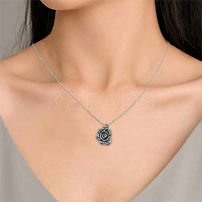 Sunflower Tibetan Style Alloy Pendants TIBEP-CJ0001-09-RS-1