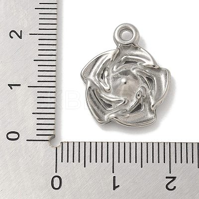 Anti-Tarnish 304 Stainless Steel Pendants STAS-Q334-17P-1