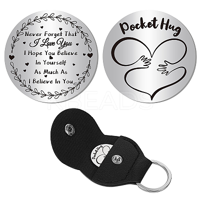 2Pcs 2 Style PU Leather Guitar Clip AJEW-CN0001-21C-1