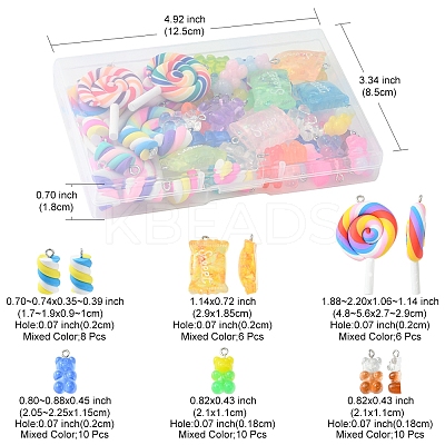 DIY Pendant Jewelry Making Finding Kit DIY-FS0003-74-1