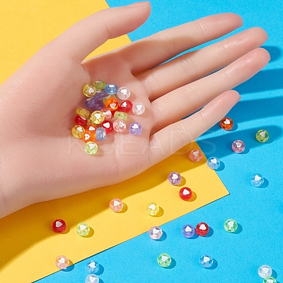 400Pcs 8 Colors Transparent Acrylic Beads TACR-YW0001-44-1