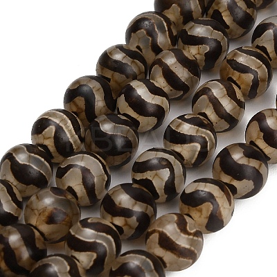Tibetan Style dZi Beads Strands GG-CBA4812-B03-10MM-1