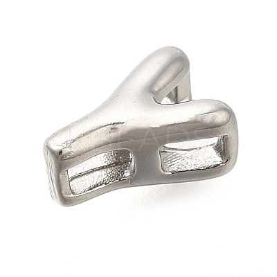 304 Stainless Steel Slide Charms STAS-B075-37P-Y-1
