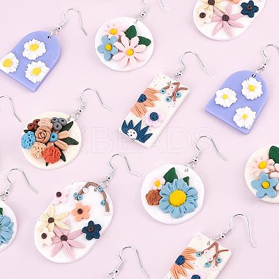 DIY Dangle Earring Making Kits DIY-NB0005-76-1
