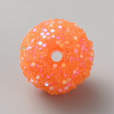 Opaque Acrylic Glitter Beads LS-FIND-CJC0010-111A-07-1