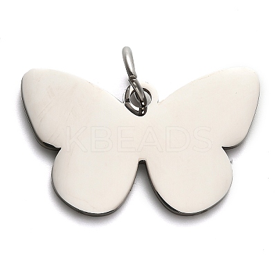 304 Stainless Steel Stamping Blank Tag Pendants STAS-H438-06P-1