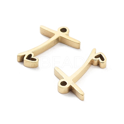304 Stainless Steel Charms STAS-M327-02G-T-1