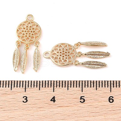 Brass Pendants KK-Q816-15G-1