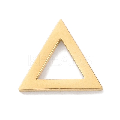 Golden Plated 304 Stainless Steel Charms STAS-K286-03E-G-1