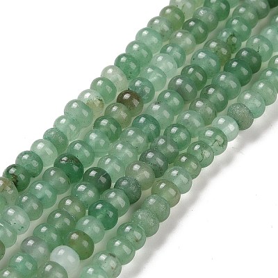 Natural Green Aventurine Beads Strands LS-G-D481-03A-1