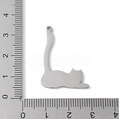 304 Stainless Steel Pendants STAS-E501-11P-1