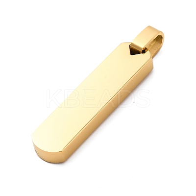 304 Stainless Steel Pendants STAS-U043-09G-1