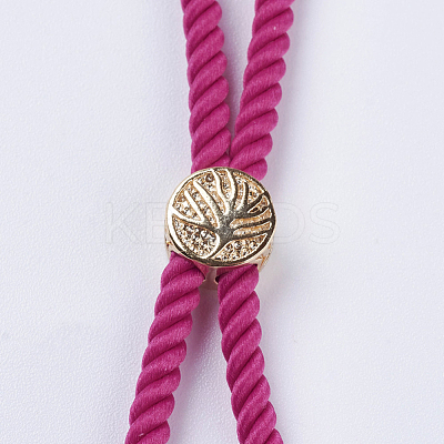 Nylon Twisted Cord Bracelet Making MAK-F018-16G-RS-1