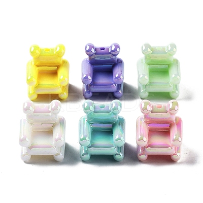 UV Plating Acrylic Beads MACR-K357-10L-1