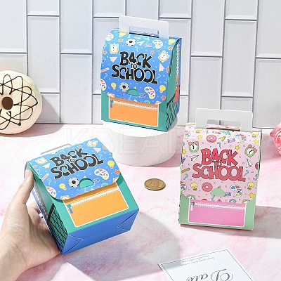20Pcs 2 Colors Kraft Paper Cardboard Candy Storage Tote Boxes AJEW-CJ0001-59-1