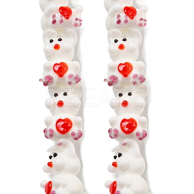Handmade Lampwork Beads Strands LAMP-L079-02B-1